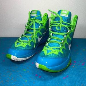 Nike Zoom Without A Doubt Shoes Blue Lagoon/Green Men's Size 10.5 749432-400